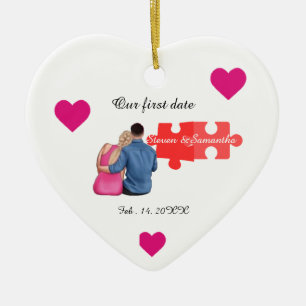 Décoration En Céramique J'ai trouvé mon morceau manquant Couple première