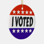 Décoration En Céramique J'ai voté (Droite)