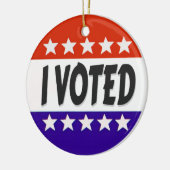 Décoration En Céramique J'ai voté (Gauche)