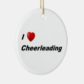 Décoration En Céramique J'Aime Cheerleader (Droite)