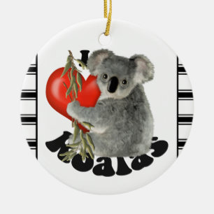 Décoration En Céramique J'aime des koala