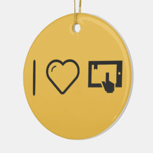 Décoration En Céramique J'aime employer Ipad