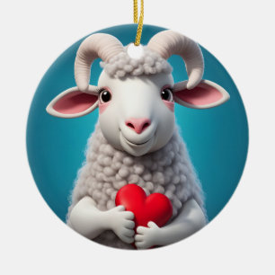 Décoration En Céramique J'aime Ewe