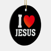 Décoration En Céramique J'aime Jésus (Droite)