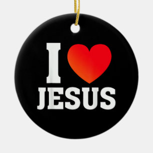 Décoration En Céramique J'aime Jésus