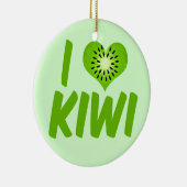 Décoration En Céramique J'aime Kiwi (Droite)