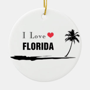 Décoration En Céramique J'aime la Floride