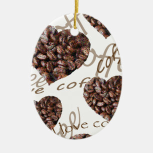 Décoration En Céramique J'Aime Le Café ! !