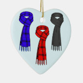 Décoration En Céramique J'Aime Les Écharpes ! (Droite)