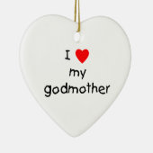 Décoration En Céramique J'aime ma marraine (Droite)