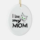 Décoration En Céramique J'aime ma mère (Droite)