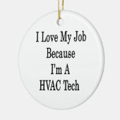 Décoration En Céramique J'aime mon travail puisque je suis une technologie (Gauche)