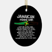 Décoration En Céramique Jamaïcain Mélangé Avec La Jamaïque Fière (Droite)