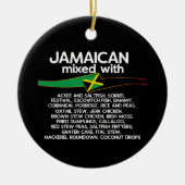 Décoration En Céramique Jamaïcain Mélangé Avec La Jamaïque Fière (Devant)