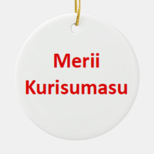 Décoration En Céramique japonais merii kurisumasu