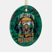 Décoration En Céramique J'Appartiens Au Lion Sauvage (Droite)