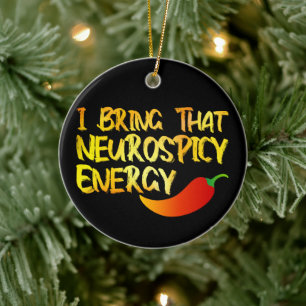 Décoration En Céramique J'Apporte Ce Cool Neurospicy Energy Neurospicy ADH