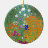 Décoration En Céramique Jardin aux fleurs Gustav Klimt (Dos)