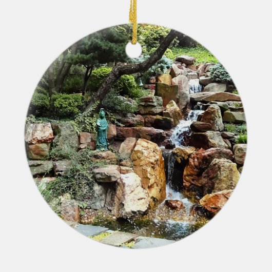 Décoration En Céramique Jardin japonais en automne (Dos)