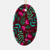 Décoration En Céramique Jardin magique - magenta et vert Pâques (Droite)