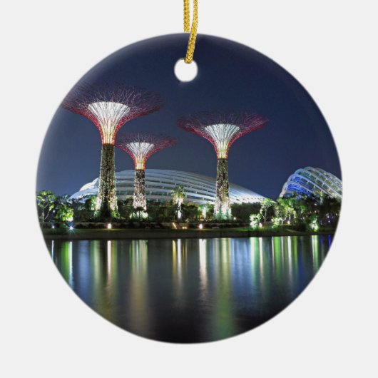 Décoration En Céramique Jardins de la baie de Singapour (Devant)