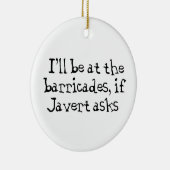 Décoration En Céramique Javert Les Miserables (Droite)
