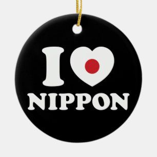 DÉCORATION EN CÉRAMIQUE JE COEUR [AMOUR] NIPPON