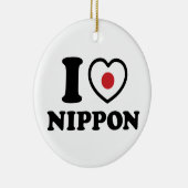DÉCORATION EN CÉRAMIQUE JE COEUR [AMOUR] NIPPON (Droite)