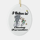 Décoration En Céramique je crois à la chasse aux tornades (Droite)