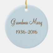 Décoration En Céramique Je crois en le mémorial des anges (Dos)