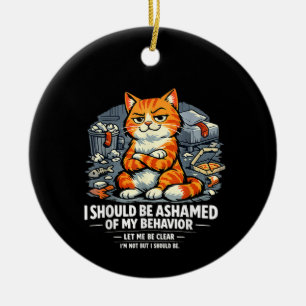 Décoration En Céramique Je devrais avoir honte de mon comportement Citatio