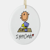 Décoration En Céramique Je joue aux cartes (Droite)