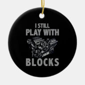 Décoration En Céramique Je Joue Toujours Avec Blocks Racing (Devant)