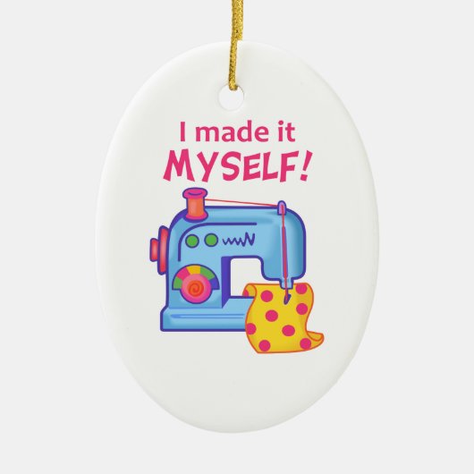 DÉCORATION EN CÉRAMIQUE JE L'AI FAIT MON (Devant)