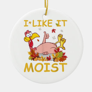 Décoration En Céramique Je L'Aime Moist Funny Turquie Dîner Thanksgiv