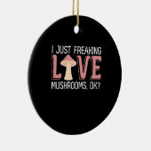 Décoration En Céramique Je Ne Fais Que Freiner Les Champignons D'Amour (Droite)