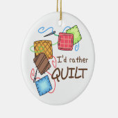 Décoration En Céramique Je préfère la courtepointe (Droite)