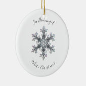 Décoration En Céramique Je rêve d’un Noël blanc (Droite)