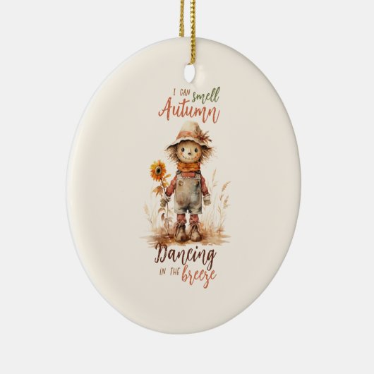 Décoration En Céramique Je Sens L'Automne - Brute Rustique & Tournesol (Droite)