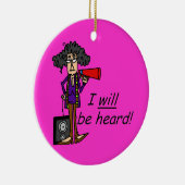 Décoration En Céramique Je Serai Entendu (Droite)