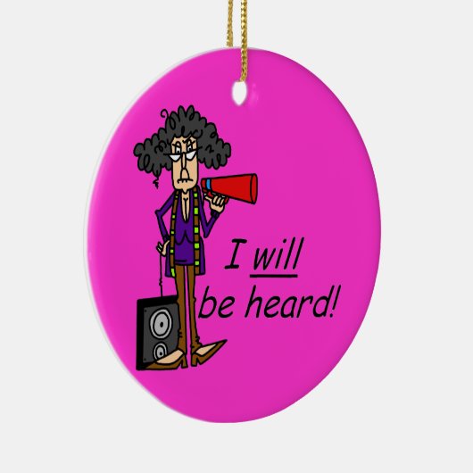 Décoration En Céramique Je Serai Entendu (Droite)