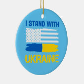 Décoration En Céramique Je Suis Avec L'Ukraine (Droite)