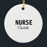 Décoration En Céramique Je suis infirmière médecin expert ajouter votre no<br><div class="desc">Profession modèles simples pour votre profession</div>