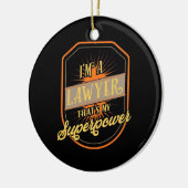 Décoration En Céramique Je Suis Un Avocat (Gauche)