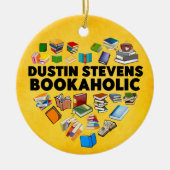 Décoration En Céramique Je suis un Dustin Stevens Bookaholic (Devant)
