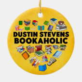 Décoration En Céramique Je suis un Dustin Stevens Bookaholic (Dos)