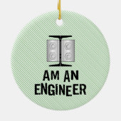 Décoration En Céramique Je Suis Un Ingénieur (Dos)