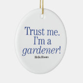 Décoration En Céramique Je suis un jardinier (Droite)