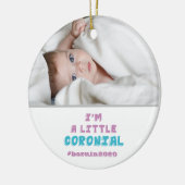 Décoration En Céramique Je suis un petit Noël de photo coloniale (Gauche)