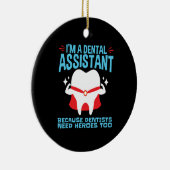 Décoration En Céramique Je suis une assistante dentaire Dentistes Besoin d (Droite)